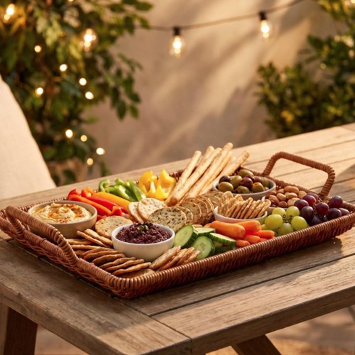 Double handle wicker - double-handle,