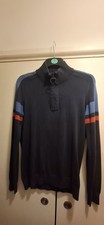 J Lindberg 1/4 Zip Jumper Iconic Case Cotton Coolmax JL Navy - SS19