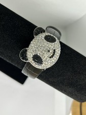 Brand New  Butler And Wilson Crystal Panda Face Swivel Watch