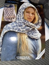 Sirdar Knitting Pattern 8592  Ladies Hat &  Bag Easy To Knit