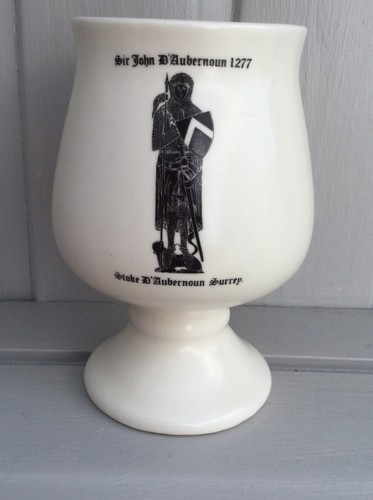 Prinknash pottery goblet sir - prinknash,