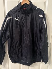 Puma Windbreaker Waterproof Tracksuit Jacket Black (Size XL)