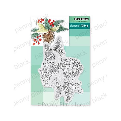 Penny black cling rubber - penny,