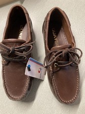 Quayside Brown Leather Boat