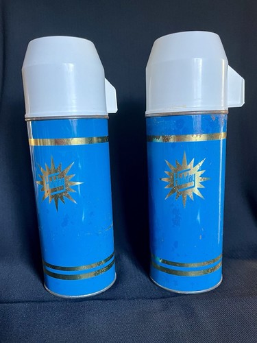 Vintage thermos flasks - thermos,