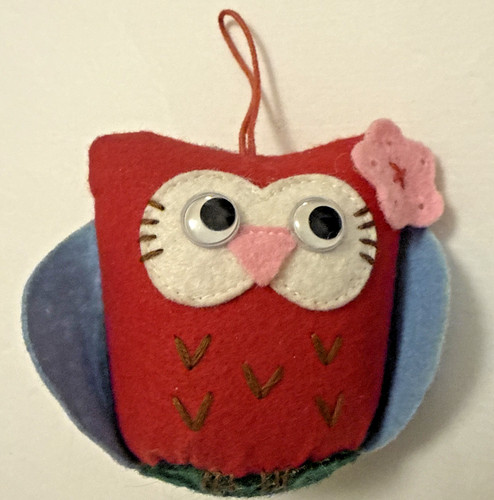 Cath kidston felt owl pin - kidston,