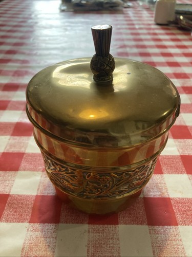 Antique brass scottish thistle - scottish,