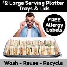 12 Large Serving Platters +