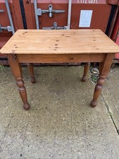 Vintage small solid pine - vintage, table
