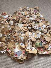 Huge Bundle of Used 1980's UK Postage Stamps Franked 1000+