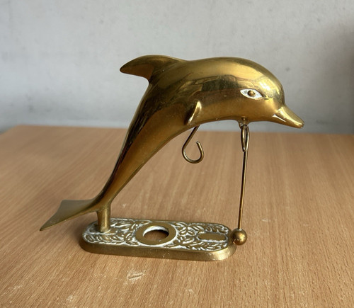 Vintage dolphin brass service - vintage,