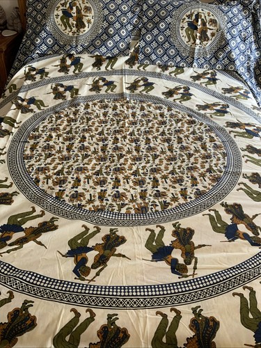 Indian cotton hand - cotton, block