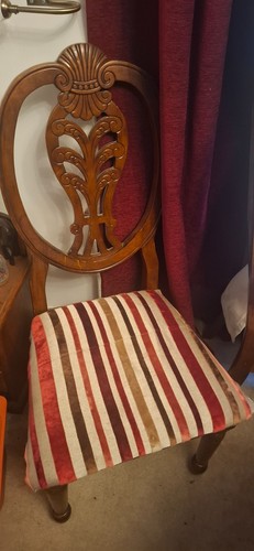 Mahogany dining table and 6 - mahogany,