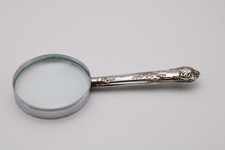 Silver handled magnifying