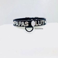 Bdsm black lead Pull collar