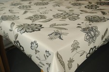 GREY JACOBEAN FLORAL VINYL