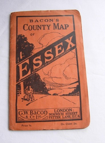 Essex bacon county map - essex, bacon's