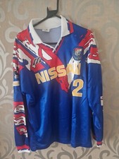 🔥Vintage Yokohama F Marinos 1995 96 J League Japan Football Nike Shirt XL Worn