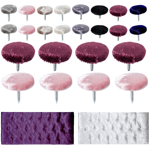 Covered buttons nails back - covered,
