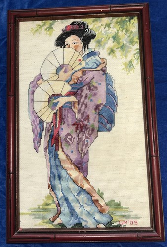 Completed framed - (no, glass)