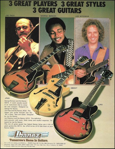 1982 ibanez signature joe pass - 1982,
