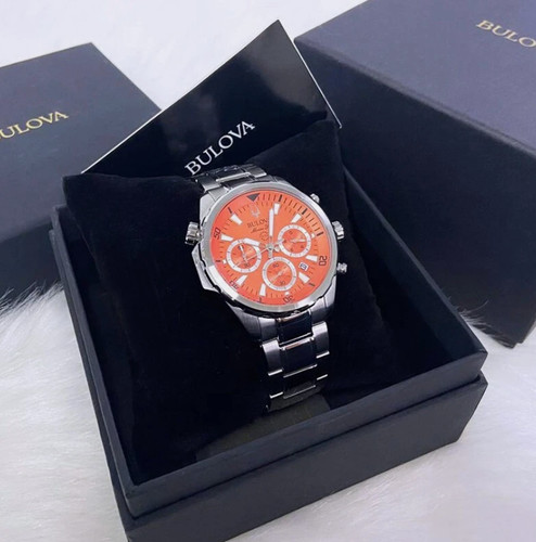 Men new bulova classic orange - classic,