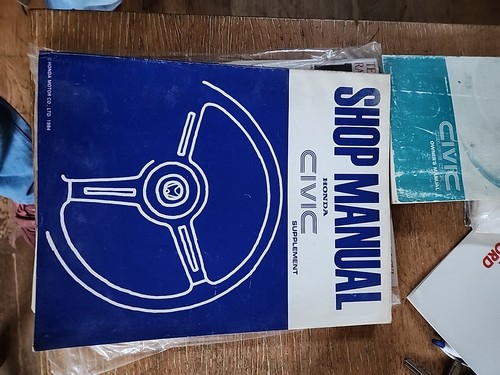 Honda civic shop manual - honda,