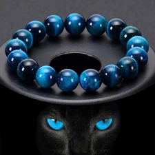 1 Pc Blue Tiger Eye Bead