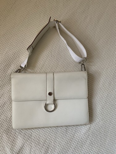 White burberry bag leather - burberry,