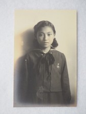 Vintage photo 1940s-50s High Quality - Japanese School Girl, 17157