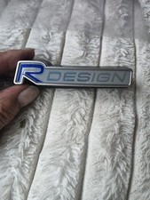 Genuine Volvo S60, V60 Up To 2013 "R-Design" Grille Badge Emblem