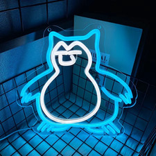 Snorlax Pokemon Neon Light -