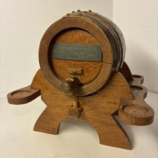 Antique Vintage Oak Iron Strap