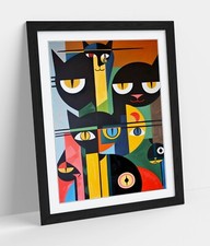 Cool abstract cats - abstract, bauhaus