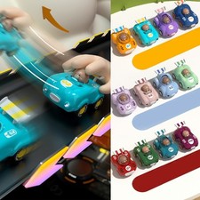 Toddler Lovely Cartoon Inertia Car Fine Motor Skill Vehicle Toy for Little Kid