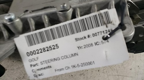2008 volkswagen golf steering - 2008,
