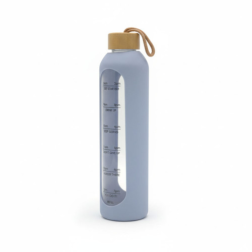 Glass water bottle 1000ml - glass,