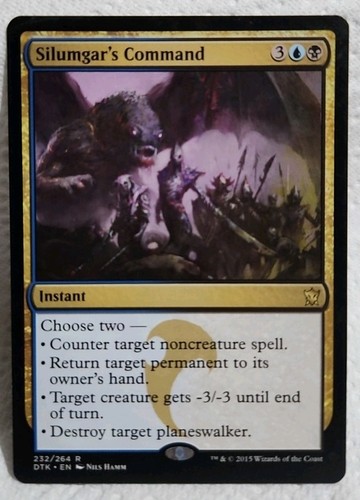 Mtg silumgar command dragons - mtg,
