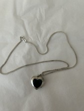 Whitby Jet Heart locket