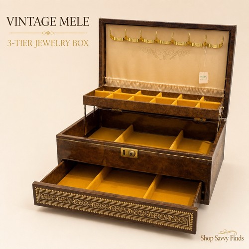 Vintage mele jewelry - vintage, chest