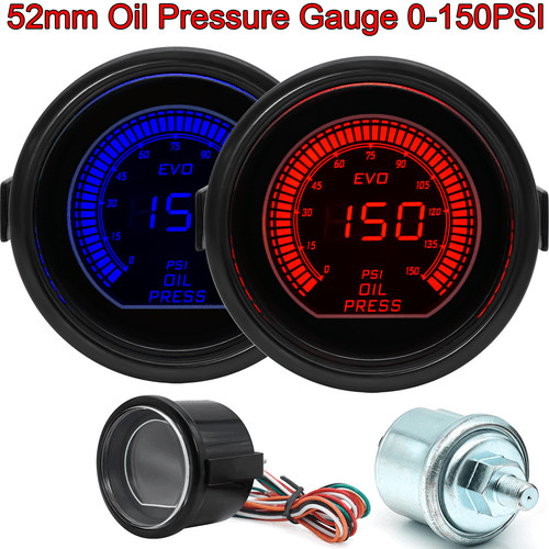 52mm oil pressure 0 150psi - pressure, 0-150psi