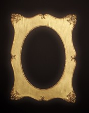 A Good C19th Oval Giltwood &