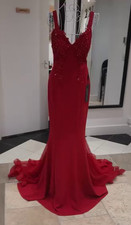 Pia Michi Stunning Red Prom