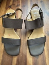 M&S BROWN FOOT GLOVE SANDALS