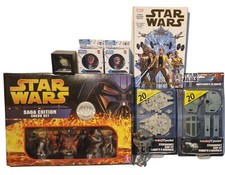 STAR WARS SAGA EDITION CHESS SET, MODELS, COMIC, MARBELS, ILLUSION BOX SET (J9)