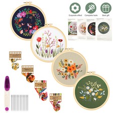 4 Sets Embroidery Starter Kit