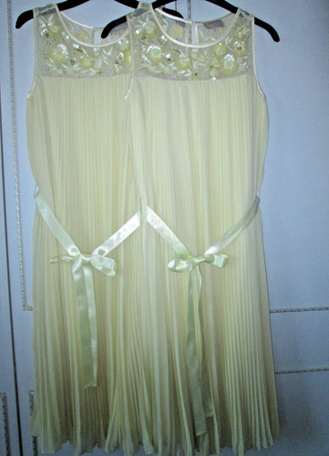 Lemon yellow embellished - x,