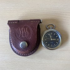 Vintage YESS Pocket Watch With Travel Case