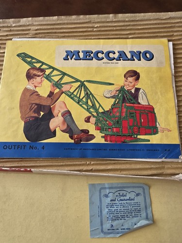 Vintage meccano set outfit - set,
