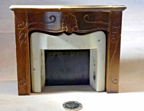 12th scale dolls - house, fire